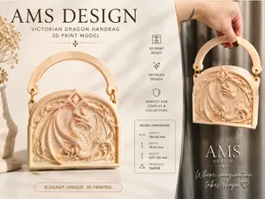 Victorian Dragon Handbag – 3D Printable
