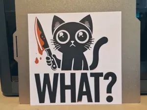 Killer Kitty - 3 colour Hueforge