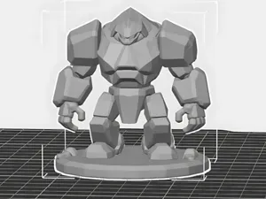 Low-Poly Mecha Golem