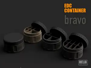 EDC Compartment Container – Multi-Slot Edition