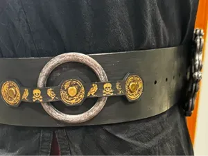 TPU Leather Pirate Belt