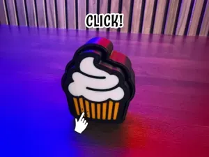 Kawaii Cupcake Fidget Clicker – Satisfying