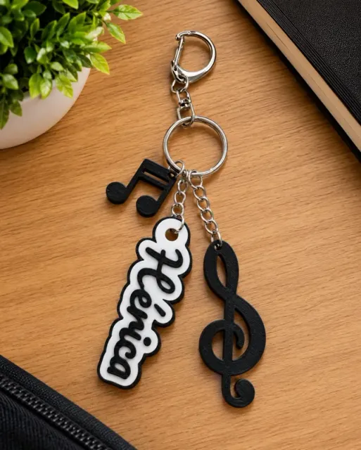 Chaveiro Nota Musical com Pingente — Фото 3 из 7