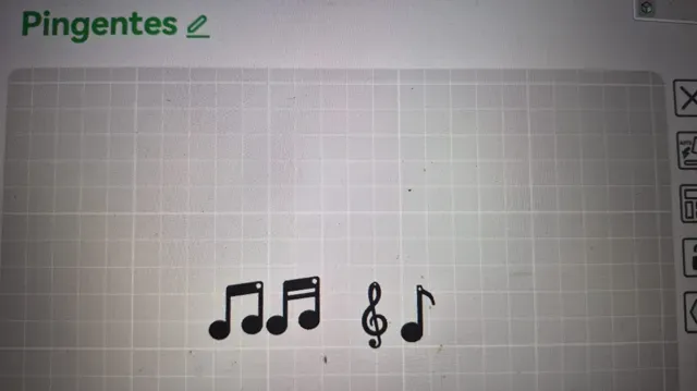 Chaveiro Nota Musical com Pingente — Фото 6 из 7