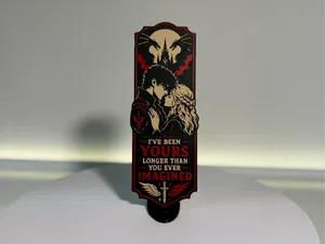 Bookmark Fourth Wing dark romance fantasy 