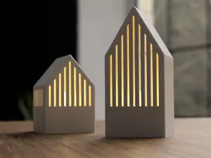 Japandi LED Tealight House