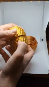 Threaded Dragon Egg Matryoshka - Easter decoration