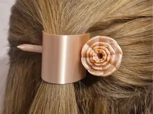 Haarnadel / Haarspange Edel mit Blüte