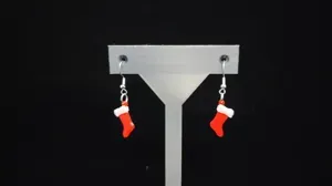 Christmas Stocking Earrings & Ornaments