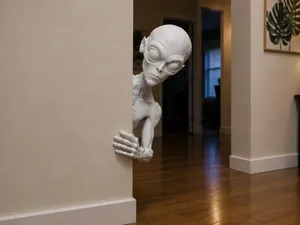 LIFE-SIZE ALIEN BRO DOORWAY PEEKABOO EDITION 600mm