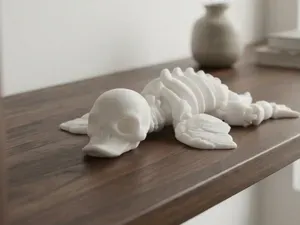 Skeleton Duck Flexi Figurine - Articulated Toy