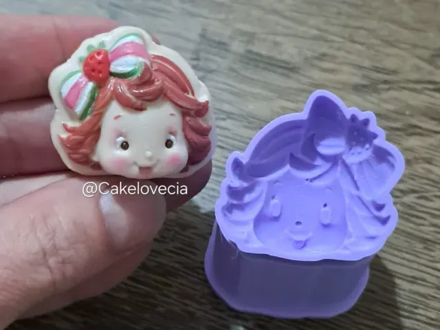 Molde 3D Menina Moranguinho