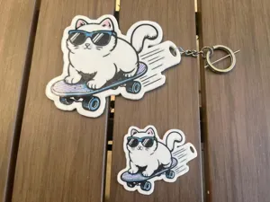 keychain cat