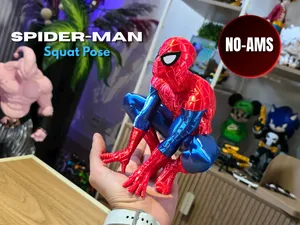 Spider-Man Squat Pose NO-AMS