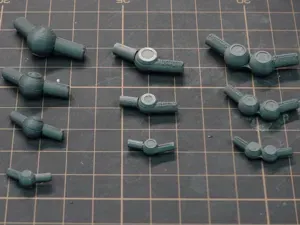 Ball joint for action figure with boolean model