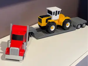 Low Boy Trailer for Peterbilt
