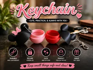 Mickey & Minnie Mouse Keychain Storage Box