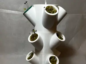 3D printed hydroponic Water Tower