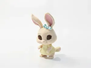 Cute Bunny Figurine Chibi Character 3D Printable