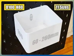 IKEA Skadis Container D100 H80