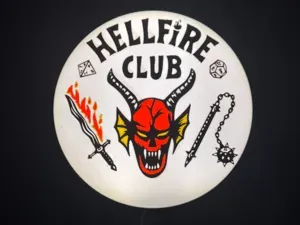 Stranger Things Hellfire Club Lightbox