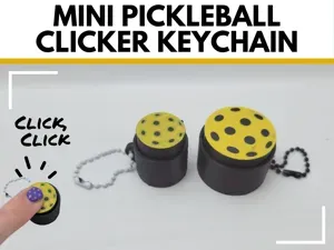 Pickleball Mini Clicker Keychain | Pocket Clicker