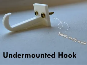 Undermounted Hook