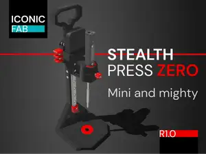 Stealth Press ZERO (Small Heat Set Insert Press)