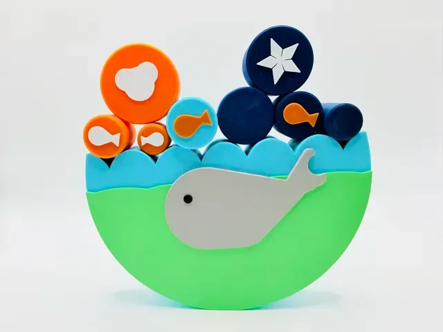 Ocean Whale Stacking Toy Balance Game — Фото 12 из 17