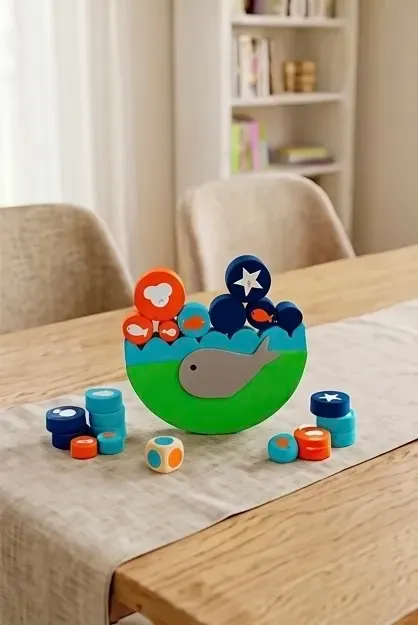 Ocean Whale Stacking Toy Balance Game — Фото 15 из 17