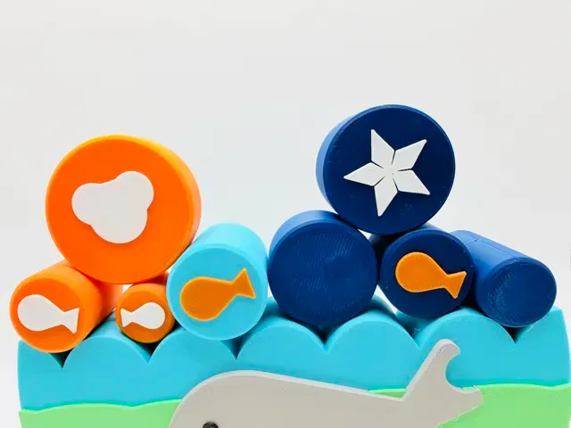 Ocean Whale Stacking Toy Balance Game — Фото 13 из 17