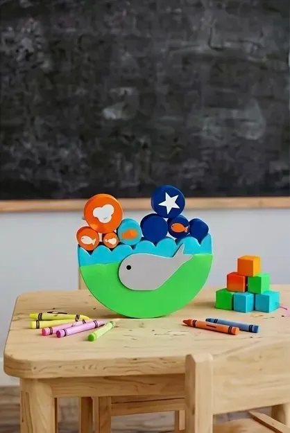 Ocean Whale Stacking Toy Balance Game — Фото 16 из 17