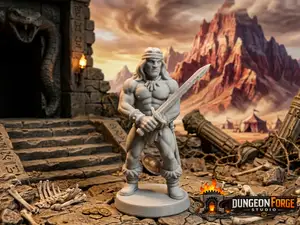 D&D Miniature - Conan the Barbarian