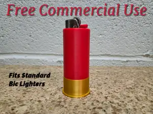 Shotgun Shell Bic Lighter Case