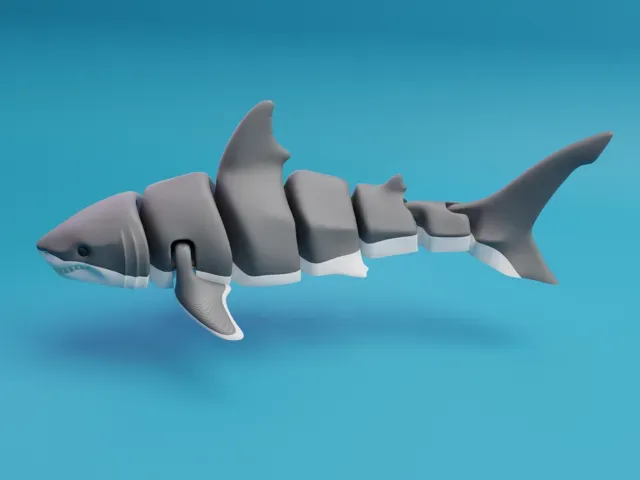 Articulated Great White shark — Image 2 of 4