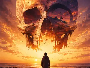 Crâne cosmique – Homme face à l’apocalypse solaire