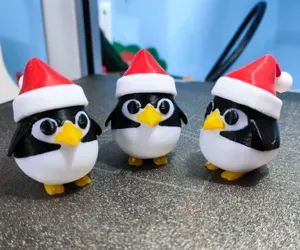 Cute Festive Penguin