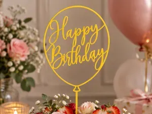 Happy Birthday V9 Caketopper