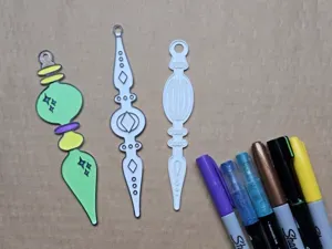 Christmas Ornament DIY Coloring Craft