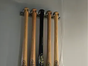 Mini souvenir baseball bat holder