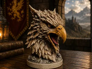 Fierce Griffin Bust