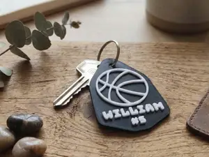 Basketball Keychain – Custom Name