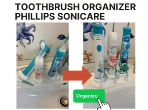 Zahnbürsten-Organizer für Philips Sonicare