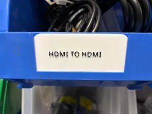 Hanging organizer Bin HDMI Sign