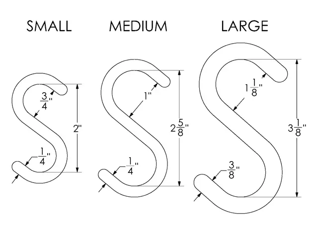 S-Hook 3 Sizes — Image 3 of 4