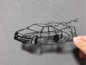 JZX100 Chaser Drifting Wall Art JDM