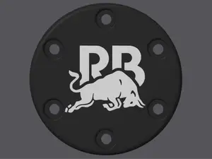 Racing Bulls Centre cap for Logitech G29/G920/G923