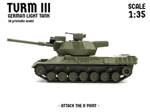 TURM III German Light Tank | Scale 1:35