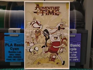 Adventure Time Poster - Hueforge Art