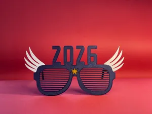 2026 New Year Glasses